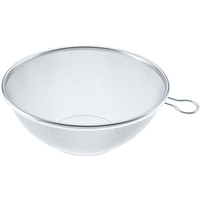 TS 18-8 頑丈なザル プチリング付 25cm 31333 : スリースノー 頑丈なザル プチリング 手付き 25cm 18-8