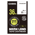 カシオ ネームランドテープ 白 XR-36GCWE