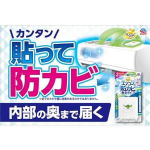 アース製薬 らくハピ エアコンの防カビ貼るタイプ FCP4160-イメージ3