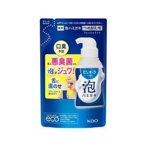 KAO ピュオーラ 泡ハミガキ フレッシュミント つめかえ用 100mL FCE364M-イメージ1