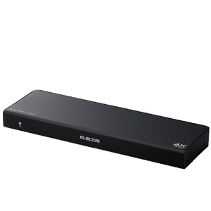 エレコム HDMI分配器(4K 60P 対応 1入力 8出力 スプリッター) ブラック VSP-HDP18BK-イメージ1