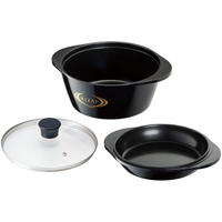 スケーター ヘルシー万能鍋 3点セット RIZAP IHガス火対応 FC563YM-ANWP1