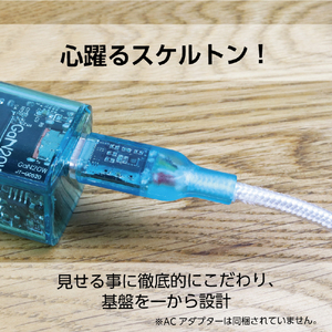 re:colors PD100W対応USB Type-C to C ケーブル(1m) タンジェリン CPRC2U2CTC100WO-イメージ4