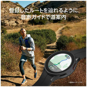 Samsung スマートウォッチ Galaxy Watch5 Pro 45mm(Titanium) グレー SM-R920NZTAXJP-イメージ4