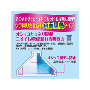 ジェックス ラビレット 三角トイレシーツ 44枚 FCD731L-イメージ6