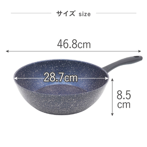 藤栄 マーブルコーティングフライパン炒め(28cm) ウルトラライトパン NV ULﾏ-ﾌﾞﾙｺ-ﾄﾌﾗｲﾊﾟﾝｲﾀﾒ28NV-イメージ6