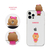 LINE FRIENDS iPhone 12 mini用フィギュア付きソフトクリアケース [公式ライセンス品] BASIC FACE CHOCO KCE-CSB034-イメージ15