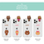 LINE FRIENDS iPhone 12 mini用フィギュア付きソフトクリアケース [公式ライセンス品] BASIC FACE CHOCO KCE-CSB034-イメージ18