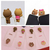 LINE FRIENDS iPhone 12 mini用フィギュア付きソフトクリアケース [公式ライセンス品] BASIC FACE CHOCO KCE-CSB034-イメージ6