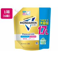 アース製薬 モンダミン プレミアムケア ホワイトミント 詰替 1700mL×6個 FCE217T