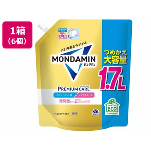 アース製薬 モンダミン プレミアムケア ホワイトミント 詰替 1700mL×6個 FCE217T-イメージ1
