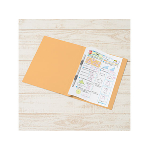 プラス ねんくみなまえフラットファイル A4タテ イエロー 10冊 FCA6390-79-587 NO021GAH-イメージ4