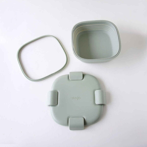 stojo 弁当箱 stojo BOX 700ml 1段 大人 食洗機 電子レンジ 折りたためる SAGE BX24-SGE-イメージ14