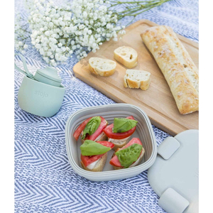 stojo 弁当箱 stojo BOX 700ml 1段 大人 食洗機 電子レンジ 折りたためる SAGE BX24-SGE-イメージ5