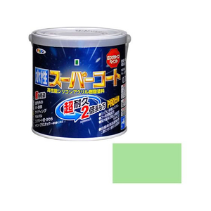 アサヒペン 水性スーパーコート 0.7L パステルグリーン FC620NV-イメージ1