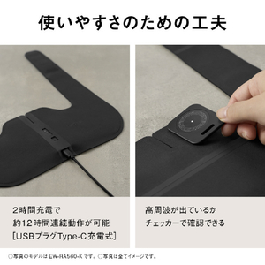 パナソニック 高周波治療器 コリコランワイド3D グレージュ EW-RA560-H-イメージ9