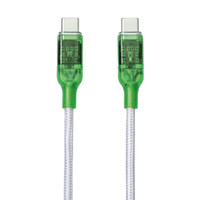 re:colors PD100W対応USB Type-C to C ケーブル(1m) ライム CPRC2U2CTC100WG