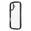 レイ・アウト iPhone 17用ハイブリッドタフケース Puffull +レンズガードリング / ブラック RT-P52CMD1/B