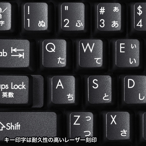 サンワサプライ USBハブ付コンパクトキーボード SKB-KG3UH3BK-イメージ9