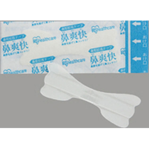 アイリスオーヤマ 鼻腔拡張テープ 鼻爽快 透明 20枚入 FCJ492L-BKT-20T-イメージ3