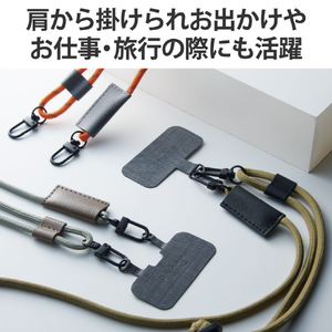 エレコム ショルダーストラップ カジュアルタイプ オリーブ P-STSDH2ROV-イメージ3