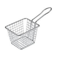 ミニ ステンレス フライバスケット レクタン FRYT433 FC083LU-7024900