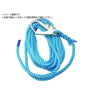 まつうら/青色ニューテトロン親綱 垂直用 16mmΦ×10m FCA349N-2158038-イメージ1
