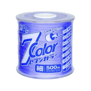 たくみ 7COLOR 細 パープル 500M 蛍光パープル500約0.5ナイロン FC623JN-7515430-イメージ1