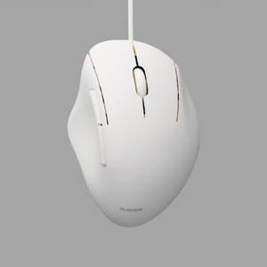 エレコム SHELLPHA USB有線マウス[5ボタン/Mサイズ] ホワイト M-SH20UBSKWH-イメージ8