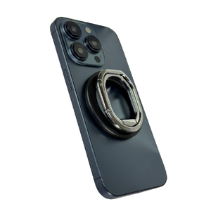 MigMag MagSafe対応 スマホリング カラビナシリーズ Silver MIMG-05SL2-イメージ3