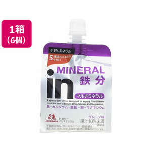 森永製菓 inゼリー マルチミネラル 180g×6袋 FCC6619-イメージ1