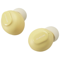 エレコム 完全ワイヤレスBluetoothヘッドフォン レモン LBT-TWS16CSYL