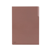コクヨ クリヤーホルダー〈10〉PP A4タテ 茶 5枚 F727368-ﾌ-T750N-9