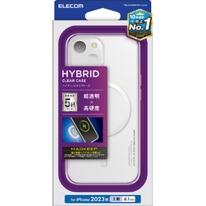 エレコム iPhone 15用ハイブリッドケース MAGKEEP ホワイト PM-A23AMAG02WH エレコム iPhone 15用ハイブリッドケース MAGKEEP ホワイト PM-A23AMAG02WH