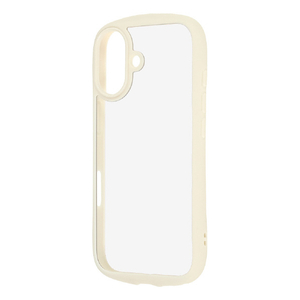 レイ・アウト iPhone 17用ハイブリッドタフケース Puffull +レンズガードリング / ミルクホワイト RT-P52CMD1/MLW-イメージ1