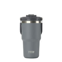 KOTANI金属工業 TYESO ポータブルタンブラー 600ml アッシュグレー KT01-01022-208