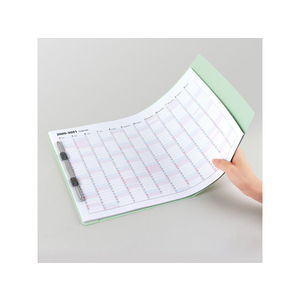 プラス 2つ折フラットファイル A4タテ ブルー 10冊 NO.025F FCA6392-79-095 NO025F-イメージ3