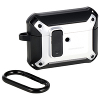 エレコム AirPods Pro 3 ZEROSHOCK Lock ハイブリッドケース シルバー AVA-AP07ZEROLSV