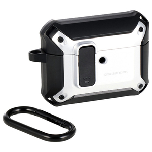 エレコム AirPods Pro 3 ZEROSHOCK Lock ハイブリッドケース シルバー AVA-AP07ZEROLSV-イメージ1