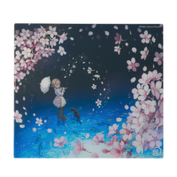 I－CHAIN　JAPAN STORIA ゲーミングガラスマウスパッド Sloth DemizuPosuka Edition 桜 SGP25SL-DPE