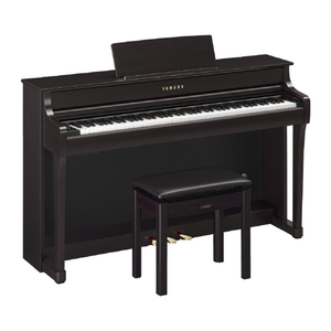 ヤマハ 電子ピアノ【高低自在椅子＆ヘッドホン付き】 clavinova クラビノーバ ニューダークローズウッド調 CLP-835R-イメージ1