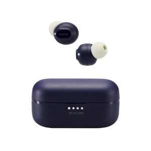 エレコム 完全ワイヤレスBluetoothヘッドホン ネイビー LBT-TWS16NV-イメージ8