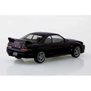 アオシマ 1/32 ニッサン R33スカイラインGT-R(ミッドナイトパープル) 楽プラ スナップキット No.21-MP Aﾗｸﾌﾟﾗ21MPR33GTRMﾊﾟ-ﾌﾟﾙ-イメージ2