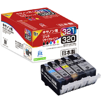JIT キヤノン(Canon) BCI-321+320/5MP対応 ジットリサイクルインクカートリッジ 5色パック JIT-C3215P