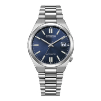 シチズン メカニカル TSUYOSA 37mm シチズンコレクション グレーブルー NJ0200-50M