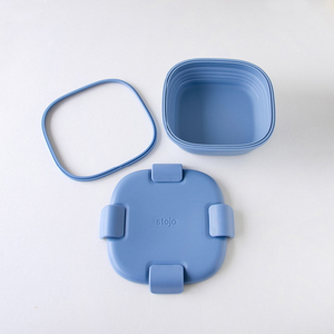 stojo 弁当箱 stojo BOX 700ml 1段 大人 食洗機 電子レンジ 折りたためる STEEL BX24-STE-イメージ14
