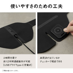 パナソニック 高周波治療器 コリコランワイド3D ブラック EW-RA561-K-イメージ10