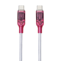 re:colors PD100W対応USB Type-C to C ケーブル(1m) ラズベリー CPRC2U2CTC100WP