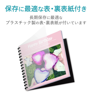 エレコム フォトブック(スーパーファイン紙・両面印刷)1冊/20ページ S EDT-SBOOK-イメージ5