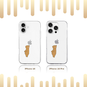 AKAN iPhone 16用ソフトクリアケース リングの香りを堪能 ベア AK27035I16-イメージ3